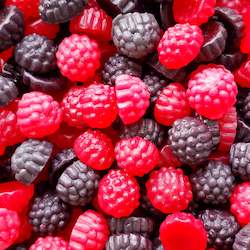Confectionery: Blackberries & Raspberries