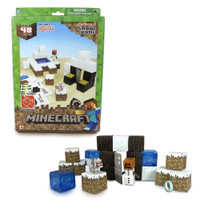 Products: Minecraft Papercraft Snow Set 48-Piece Pack - Planet Gadget