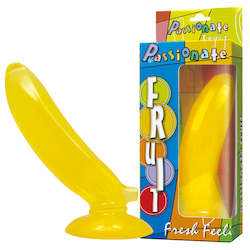Frontpage: A Banana Shaped Anal Plug Stimulate Suck PVC Material