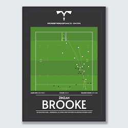 LONGEST All Black drop goal? A Zinzan Brooke special!