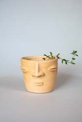 Ceramics: Agave Face Pot