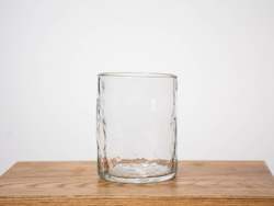 Glassware: Clear Handblown Glass Tumbler - Medium