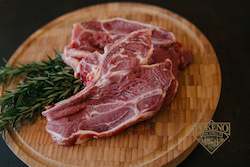 Bacon, ham, and smallgoods: 100% Grass-Fed Lamb Shoulder Chops