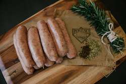Bacon, ham, and smallgoods: 100% NZ Pork & Fennel Sausages