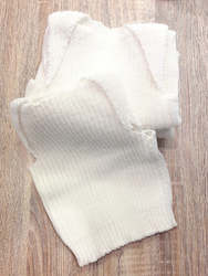 Baby wear: Merino Baby Vest - Winter White - NZ MADE