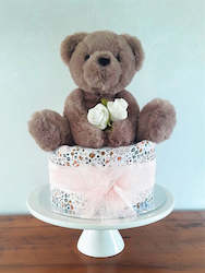 Diaper cake - Single - Brown Bear
