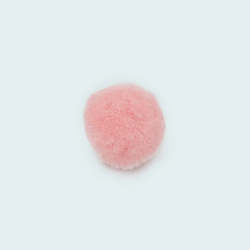 pink fluff ball
