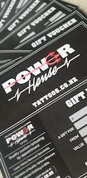 Frontpage: Powerhouse Tattoo Gift Vouchers