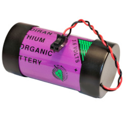Tadiran 3.6V D Size  19Ah Lithium Battery with Wireset [TL-5930/F]