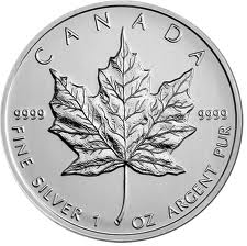 1 oz 2017 silver canadian maple leaf coin