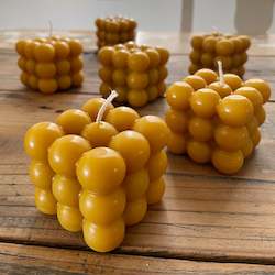 Gifts Chocolate: Bubble Cube Beeswax Candle