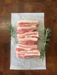 Butchery: Free Farmed Boneless Pork Belly Slices - 500gm pack