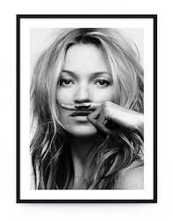 Framed Prints: Kate Moss Life is a Joke by Craig McDean