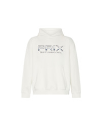 Clothing: PRIX X PFUSA CHROME HOODIE WHITE