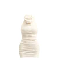 Braska Bell Sleeve Dress / Shrug Snow