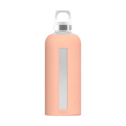 Star | Glass Water Bottle | 500 ml | Shy Pink