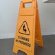 Collapsible Wet Floor / Cleaning in Progress sign
