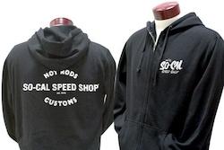 Apparel Promotional: Roadster SO-CAL Speed Shop Vintage Zip-Up Hoodie