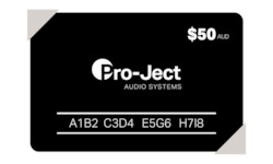 Pro-Ject gift card