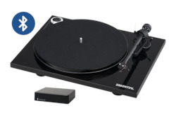 Essential Turntables: Pro-Ject Audio Essential III Phono Bluetooth Turntable with Ortofon Om5e Cartridge