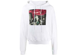 Clothing: Off-White Oversize Fit Caravaggio Painting Hoodie
