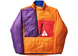 Clothing: Palace P-Tex Pertex Liner Orange/Purple/Hibiscus