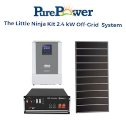 The Little Ninja Kit 2.4kw Off-Grid System