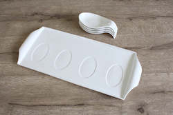 Cutlery wholesaling: Fish Saucer Set with Tray
