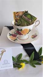 Royal Standard Cup & Saucer with Sample Tea