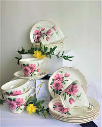 Gift: Regency Setting for Six with Matching Tea Spoons & Cake Forks - Includes Sample Tea