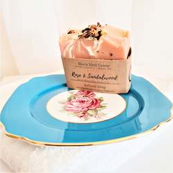 Windsor Dish with Rose & Sandalwood Artisan Soap