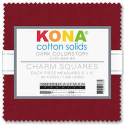 5" Charm Square 85 pack Dark Colorstory