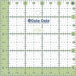 Cute Cuts Ruler 4 1/2â x 4 1/2â - Lori Holt for RBD Design