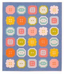 Patterns: Buttoned Up Quilt Kit Large Throw - Pen and Paper Patterns