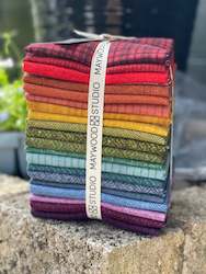 Pre Cuts 1: Maywood Woolies Rainbow Flannel - Fat Quarter Bundle