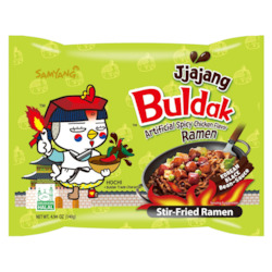 Samyang Jjajang Black Bean Hot Chicken Ramen Box