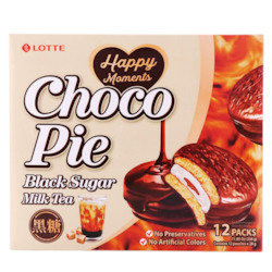Lotte Black Sugar Milk Tea Choco Pie Treat Box