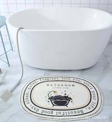 Internet only: Bathroom Carpet Microfiber Bathtub Side Floor Non-Slip Bath Entrance Mats