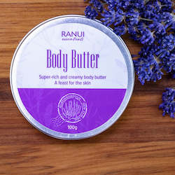 Lavender oil extraction: Body Butter