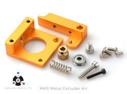 Internet only: Metal MK8 Extruder gear & mount kit