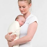 Organic knit swaddle by natures sway