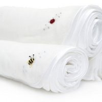 Internet only: Muslin wrap by dimples