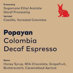 Coffee: Sugarcane E.A. Decaf, Colombia
