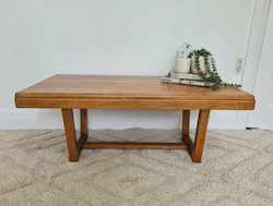 Artisan Furniture Collection: Retro Oak Coffee Table