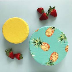 Manufacturing: PINEAPPLES & BUTTERCUP | Bowl cover set of two