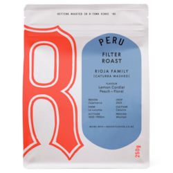 Coffee: RIOJA FAMILY [Caturra washed]  filter roast