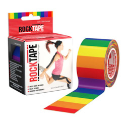 Frontpage: Rocktape Rainbow Pattern 5cm x 5mtr Roll