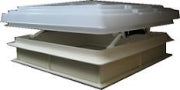 4 Way Roof Vent 400mm x 400mm White, 42-70mm Roof