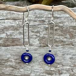 Jewellery: Lapis lazuli earrings