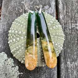 Marsden Flower greenstone earrings